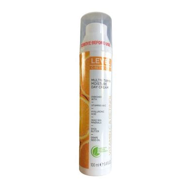 Level - Minerali del Mar Morto Vitamina C e Retinolo - Crema Giorno Idratante Multivitaminica