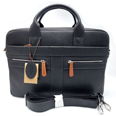 Porte-documents en cuir véritable, pour hommes, art. DO4815