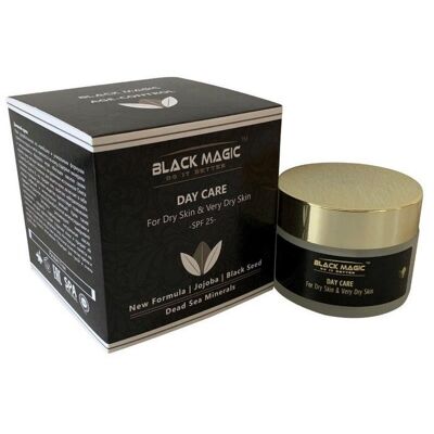 Black Magic - Tagescreme für trockene Haut mit Mineralien aus dem Toten Meer SPF 25