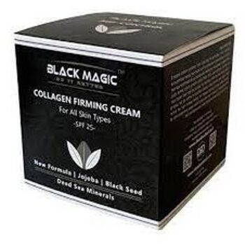 Black Magic - Crème anti-rides au collagène pour tous les types de peau avec des minéraux de la Mer Morte SPF 25 2