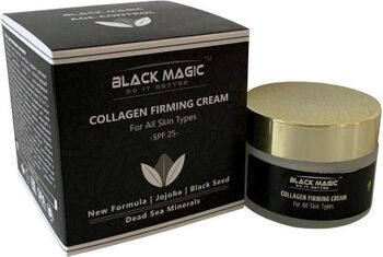 Black Magic - Crème anti-rides au collagène pour tous les types de peau avec des minéraux de la Mer Morte SPF 25 1
