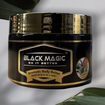 Black Magic - Beurre aromatique pour le corps - Minéraux de la Mer Morte, huile d'olive et miel 3
