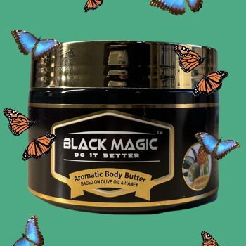 Black Magic - Beurre aromatique pour le corps - Minéraux de la Mer Morte, huile d'olive et miel 4
