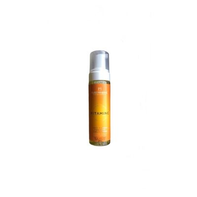 Pure Mineral - Nettoyant moussant anti-stress à la vitamine C Minéraux de la mer Morte (Mousse de vitamine C pour le visage Minéraux de la mer Morte)