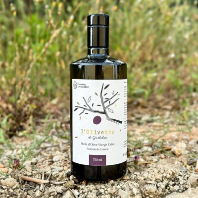 Huile d'olive l'Olivette du Garlaban - Fruité original - 75cL