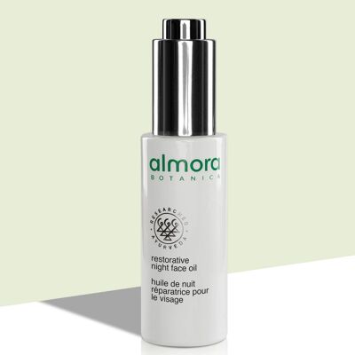 Aceite facial reparador de noche