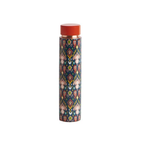 Chumbak European Florals Copper Bottle - Teal