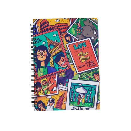 Chumbak Let's Travel Together Spiral Notebook