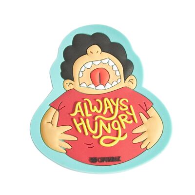 Magnete Chumbak Classics Always Hungry – Magnete per il frigorifero, umorismo, decorazione per la casa, magnete divertente