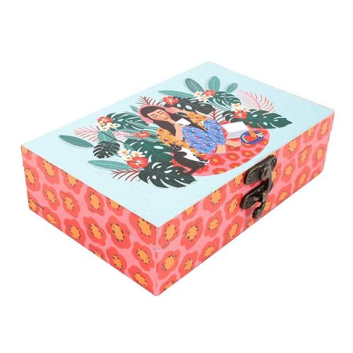 Chumbak Storage Boxes (Red, Relaxed Afternoon)