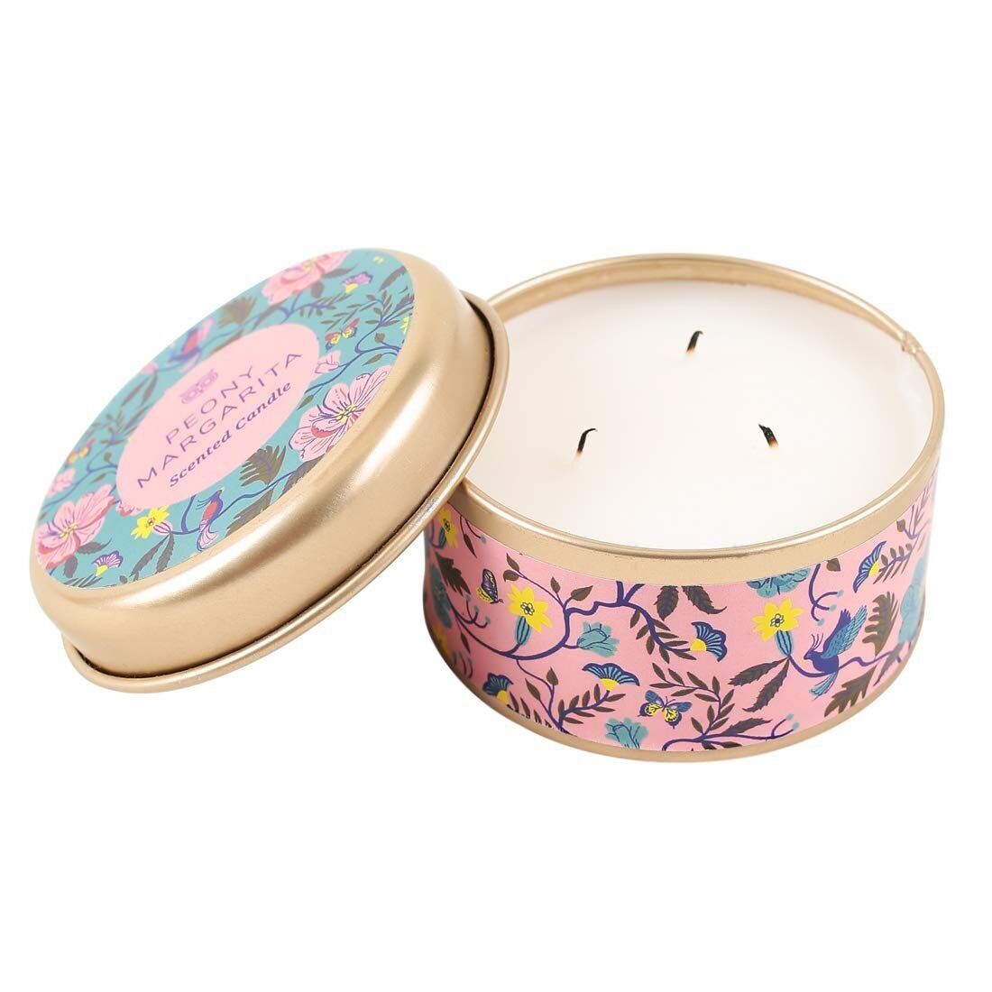 Chumbak Peony Margarita Tin Candle