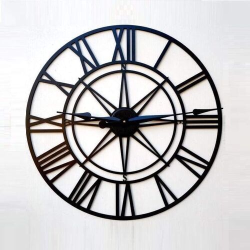 Writings on the Wall Compass Wall Clock , Stylish and Latest, Handmade, Quartz Mechanism, Gold, 1.5 feet, Wall Mount, Round