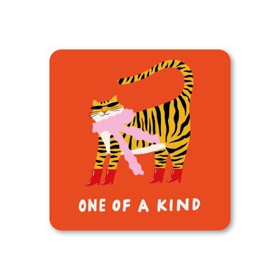 One Of A Kind Tiger Coaster Pack of 6