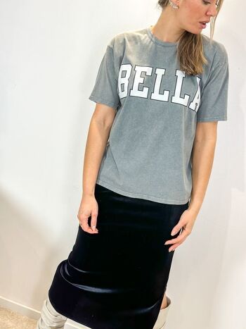 Tee shirt Bella gris 3