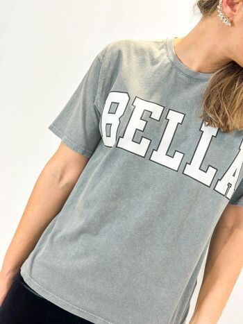 Tee shirt Bella gris 4