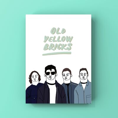 Old Yellow Bricks Print (A4)