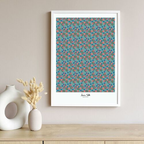 Affiche 50x70 cm TULIP DOTS