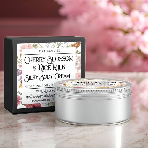 Cherry Blossom & Rice Milk Silky Body Butter Cream