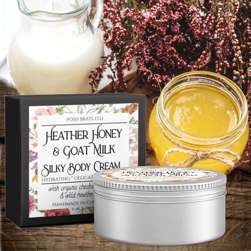 Heather Honey & Goat Milk Silky Body Butter Cream