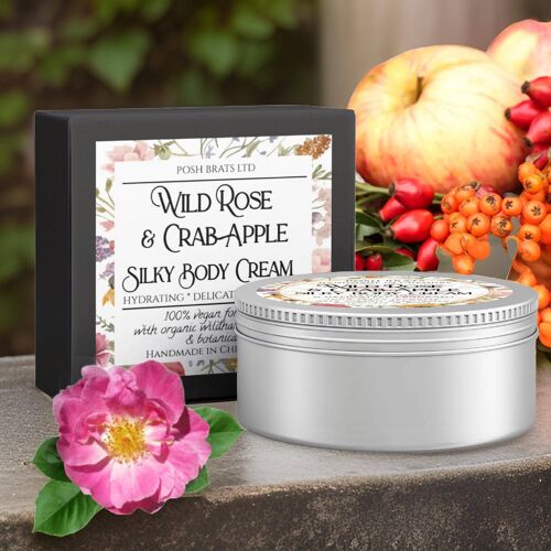 Wild Rose & Crab Apple Silky Body Butter Cream