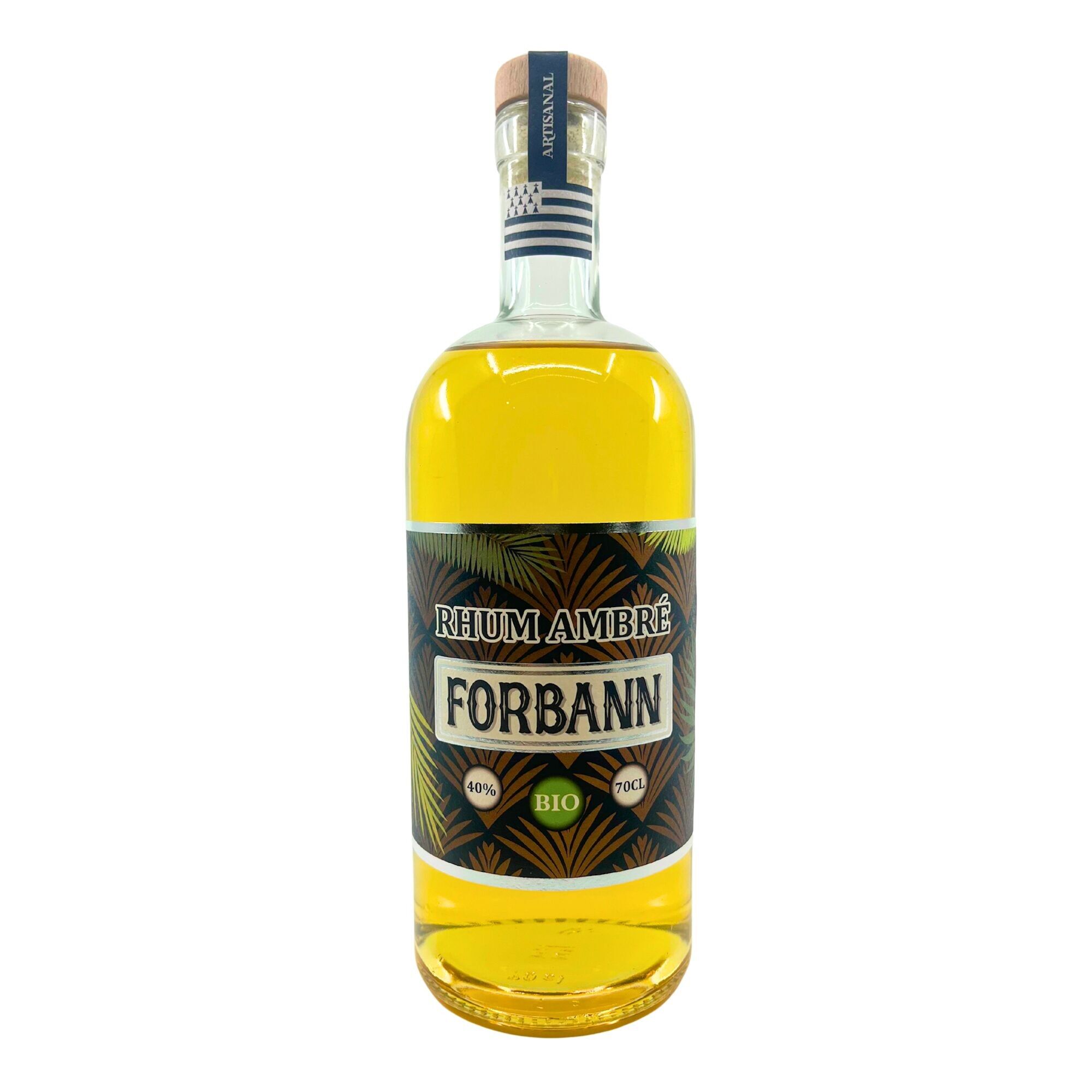 FORBANN Amber Rum 40% Bio 70cl (x6)