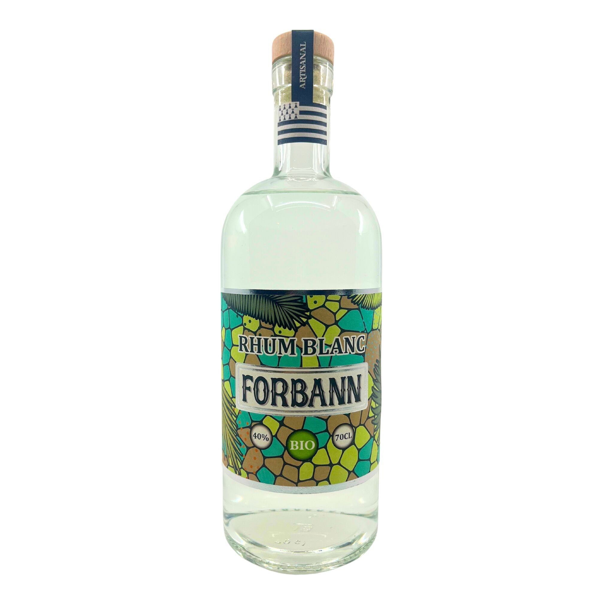 Rum bianco FORBANN 40% BIOLOGICO 70cL (x6)