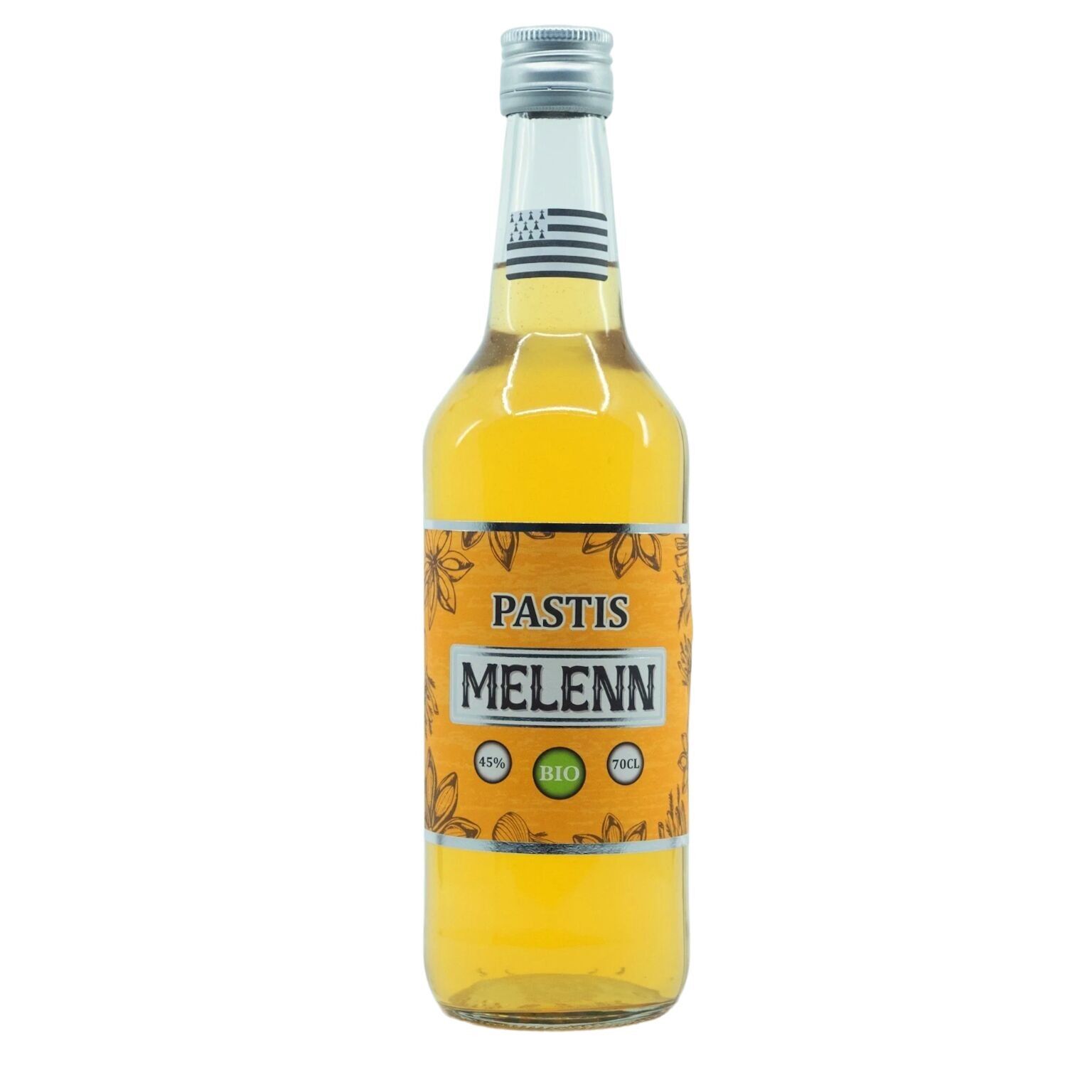 Pastis MELENN 45% BIOLOGICO 70cL (x12)