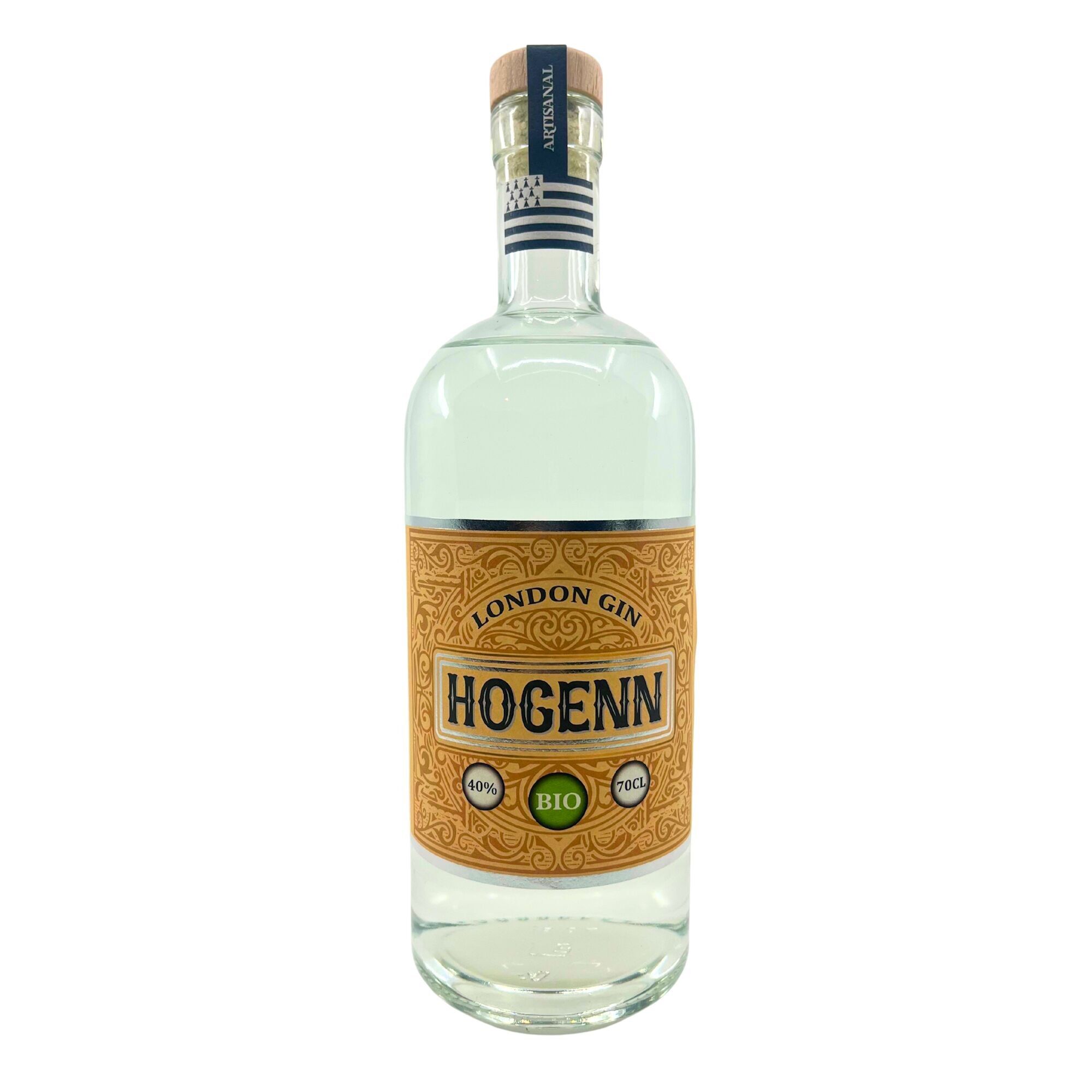 Gin londinese HOGENN 40% BIOLOGICO 70cL (x6)