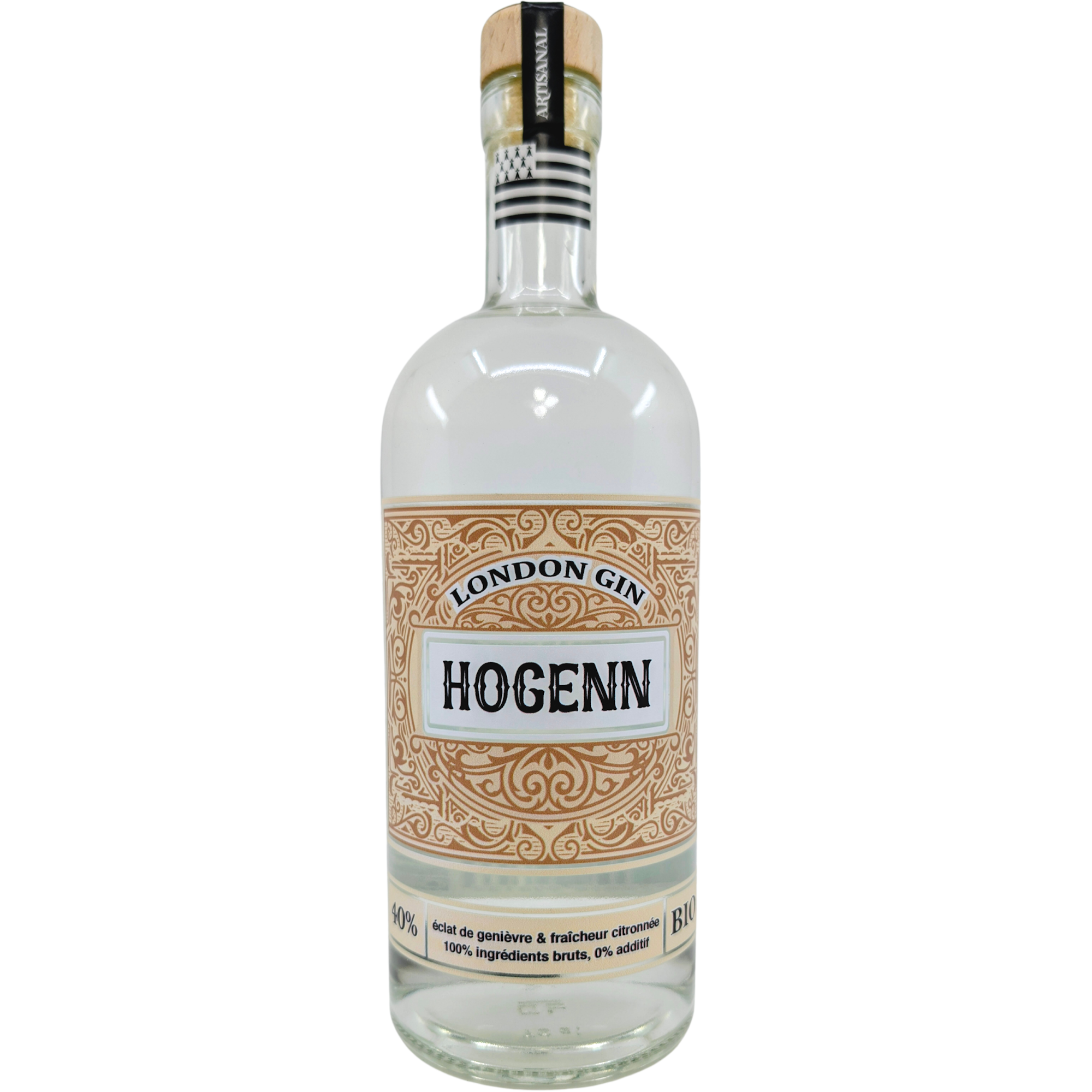 London gin HOGENN 40% BIO 70cL (x6)