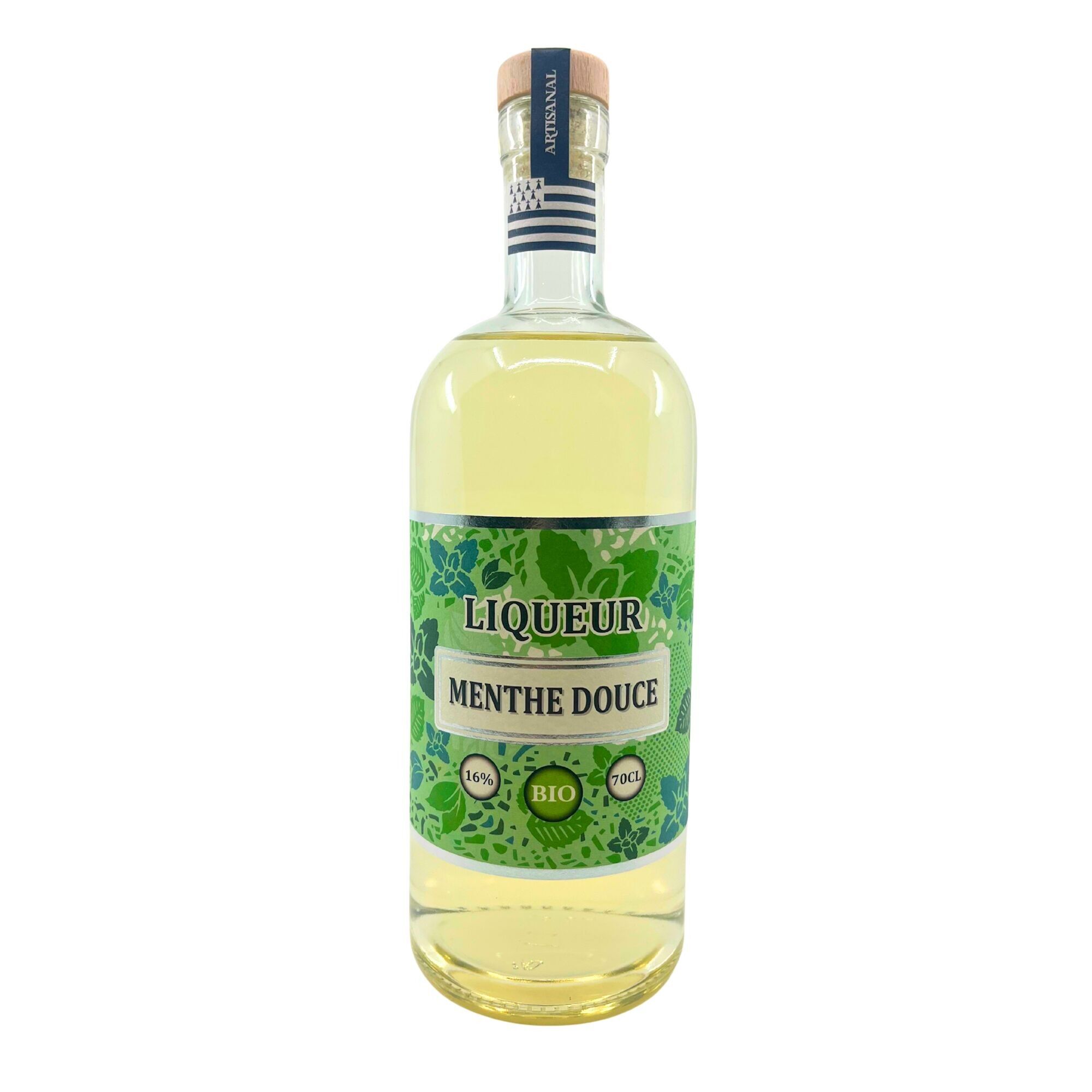 Liquore alla menta dolce biologico 16% 70cl (x6)
