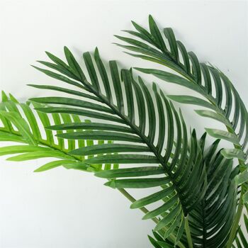 Palmier Areca artificiel de 110 cm en pot noir 7