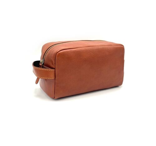Genuine Leather beauty case, for men, art. VE4814