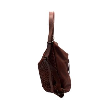 SAC A DOS CUIR WASHED  NOEMIE 2
