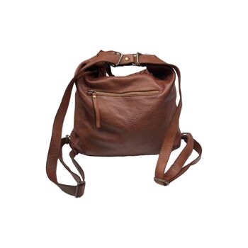SAC A DOS CUIR WASHED  NOEMIE 4