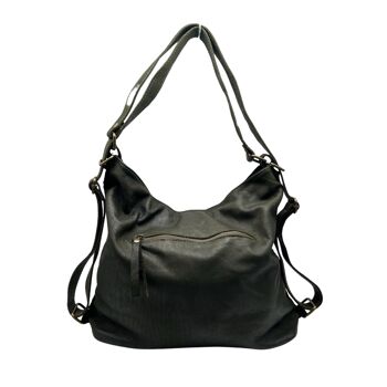 SAC A DOS CUIR WASHED  NOEMIE 7