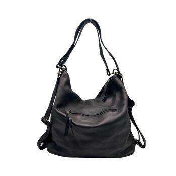 SAC A DOS CUIR WASHED  NOEMIE 11