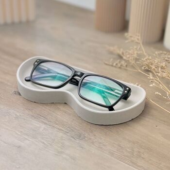 Plateau à lunettes en béton et porte-lunettes de soleil - Porte-lunettes 1