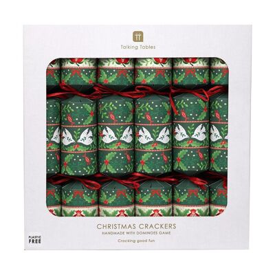 Galletas navideñas folklore verdes - Paquete de 6
