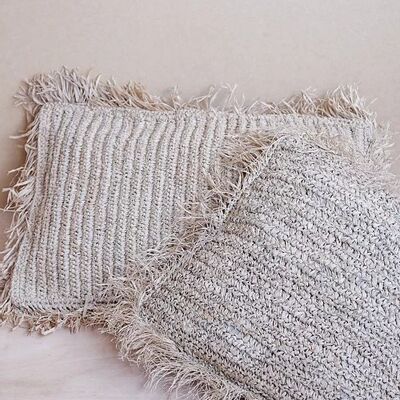 Wheat Cushion Cover__Natural / Raffia