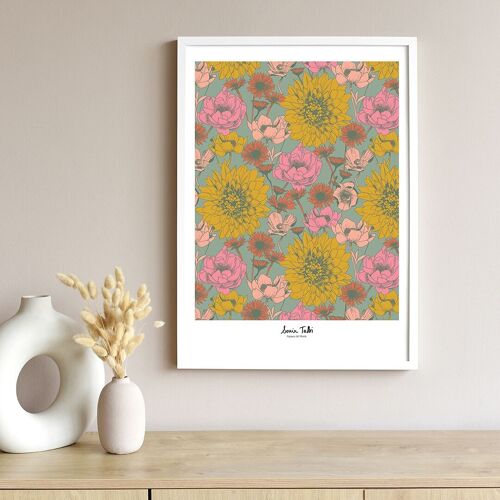 Affiche 50x70 cm ALICE Poudré