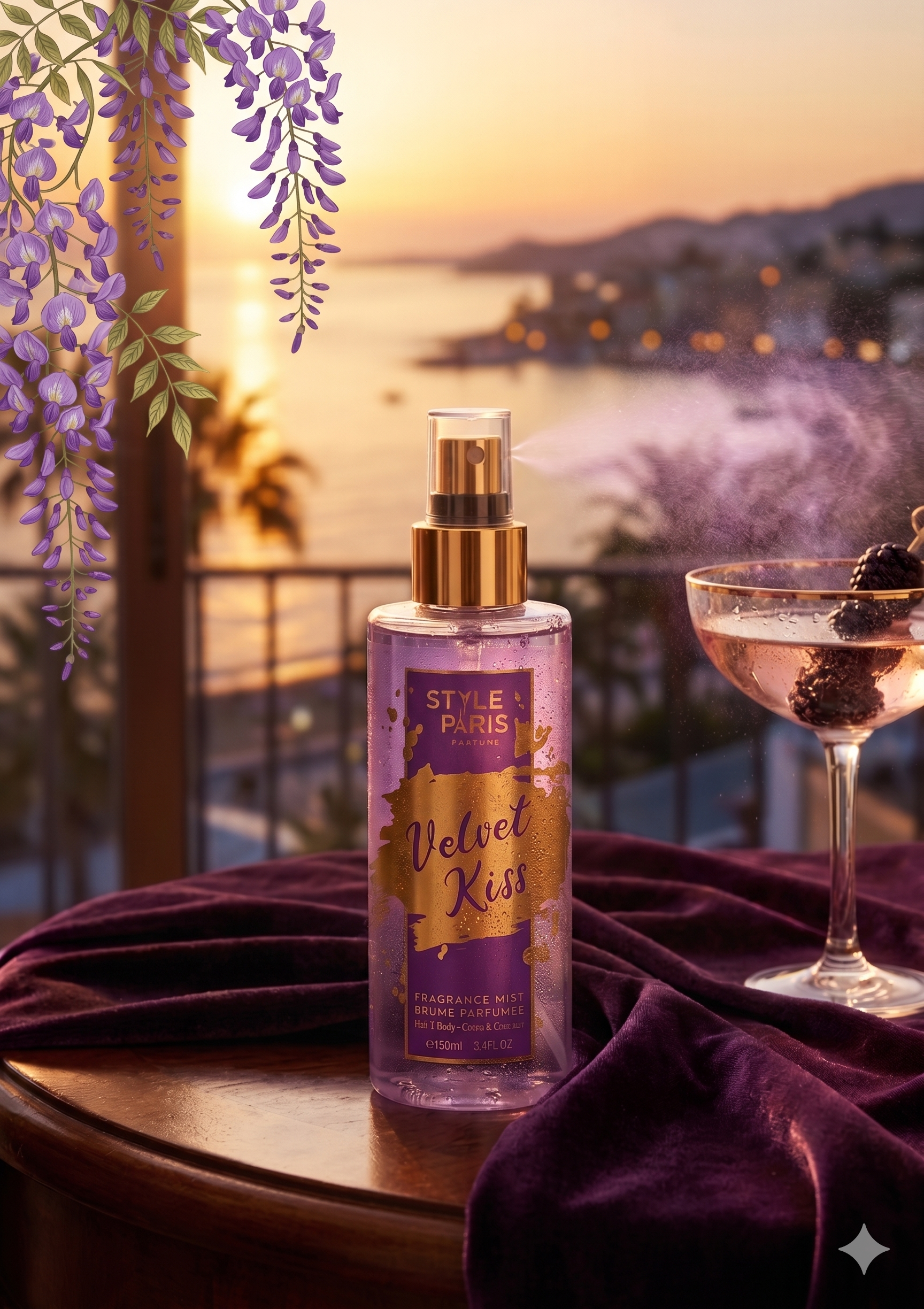 VELVET KISS - MIST 100ML - By STYLE PARIS