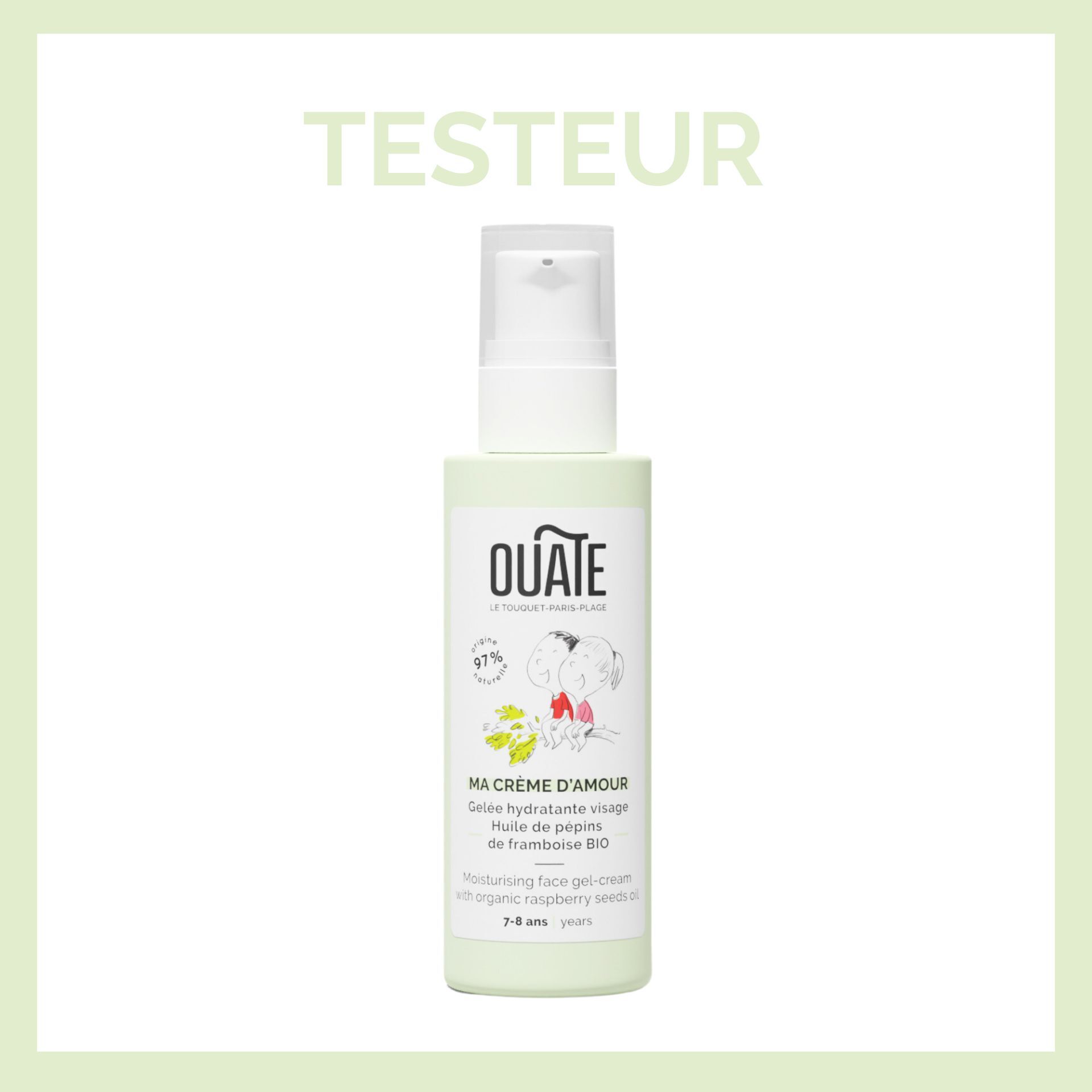 Ma Crème d'Amour - Testeur - 1 TESTEUR PAR COMMANDE
