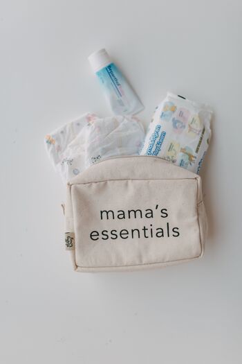 Mama's Essentials – Trousse de maquillage de voyage polyvalente (sac d'hôpital – cadeau de fête prénatale) 3
