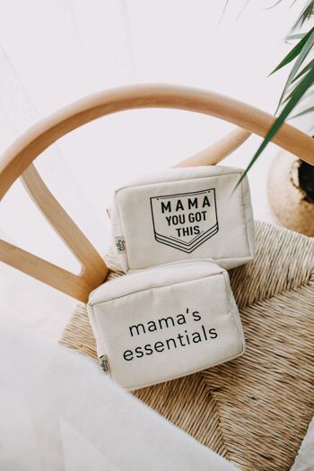 Mama's Essentials – Trousse de maquillage de voyage polyvalente (sac d'hôpital – cadeau de fête prénatale) 7