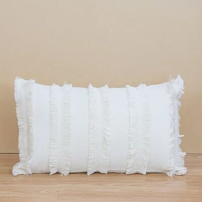 Snow Oblong Cushion Cover