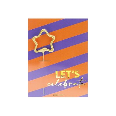 Festeggiamo - Strisce - Mini Wondercard