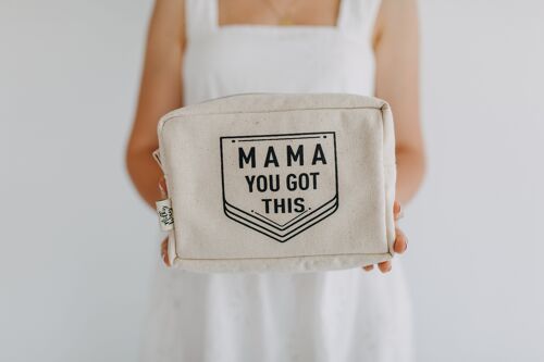 Mama You Got This Organiser – Multi-Purpose Travel Make-Up Bag (Hospital Bag - Baby Shower Gift)