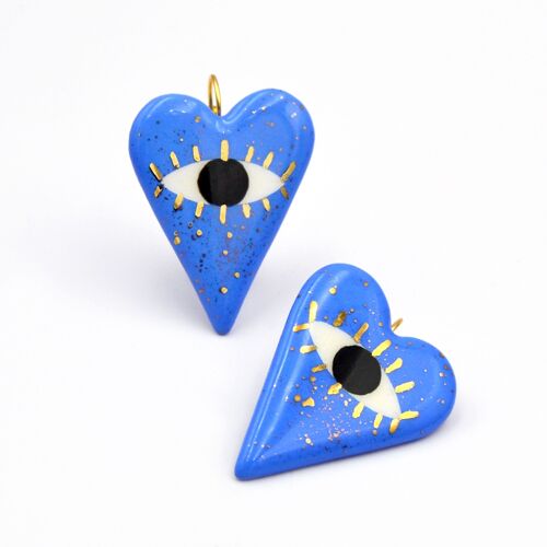 I See With My Heart, Blue Earrings