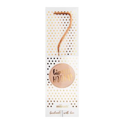 7 - Oro rosa - Hiphip Hooray - Clásico Wondercandle®