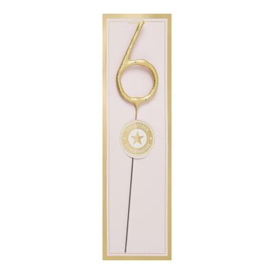 6 - Gold / Pink - Gold piece - Wondercandle® classic